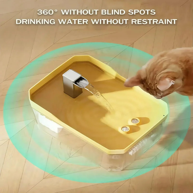 Fuente de agua automática silenciosa para gatos